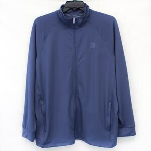 Bench Blue Urbanwear Outwear Jacket Full Zip Windbreaker Sport Pocket XL